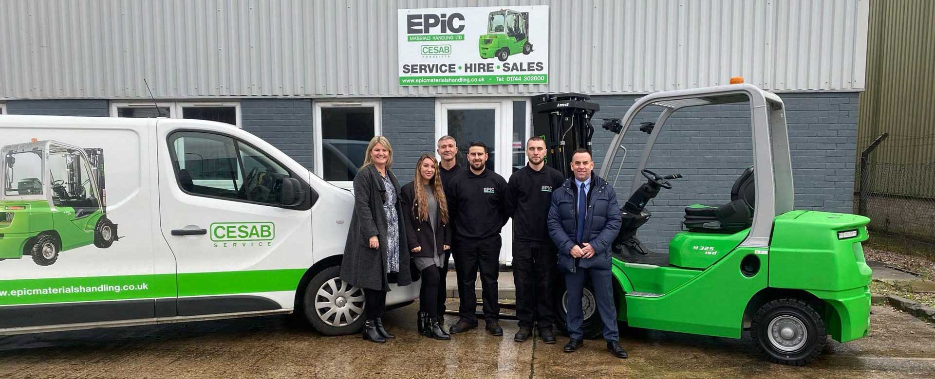 The Epic materials Handling team