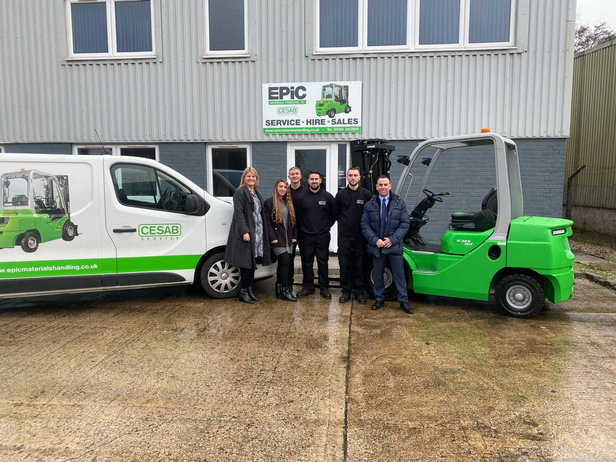 Epic Materials Handling team